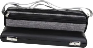 16/17 Hole Flute Storage Bag Set Waterproof Padded Carrying Case for Flutes Musical Instrument Container with Shoulder Strap and Handheld Options