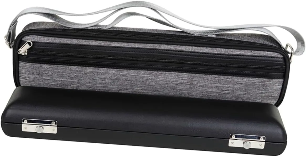 16/17 Hole Flute Storage Bag Set Waterproof Padded Carrying Case for Flutes Musical Instrument Container with Shoulder Strap and Handheld Options