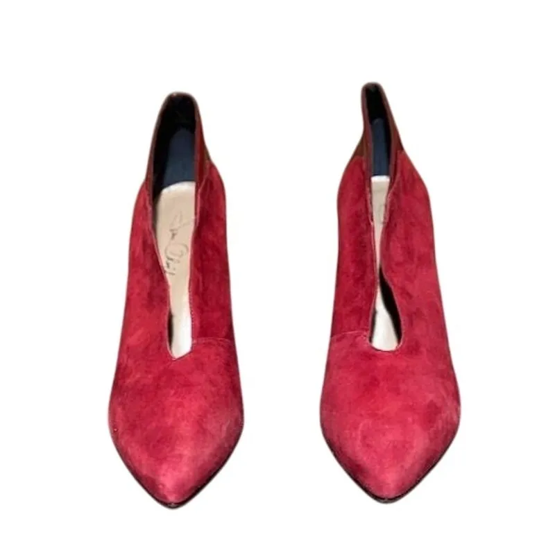 9 Customer-first excellent Full product range Joan size suede red condition Oloff pump