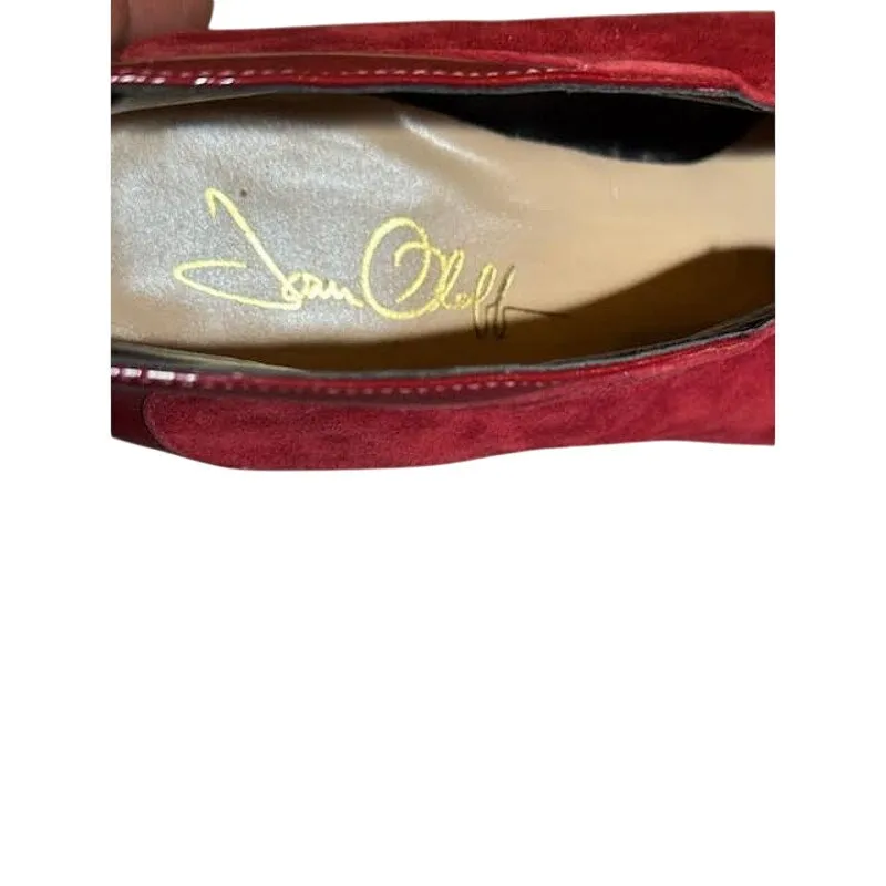 9 Customer-first excellent Full product range Joan size suede red condition Oloff pump