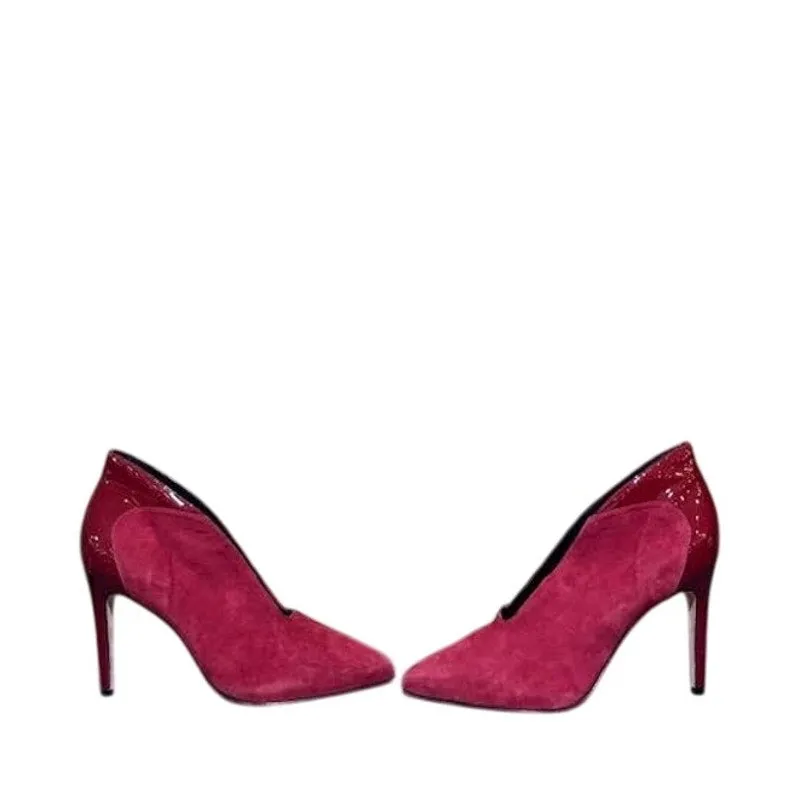 9 Customer-first excellent Full product range Joan size suede red condition Oloff pump