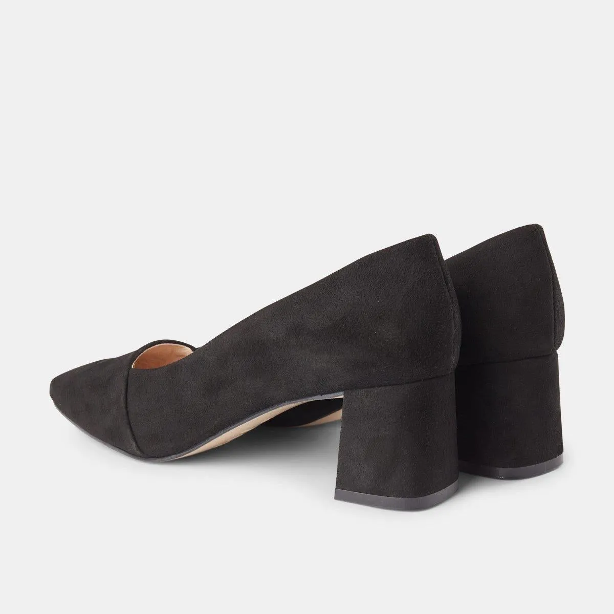 Allison Suede Pump (Black)