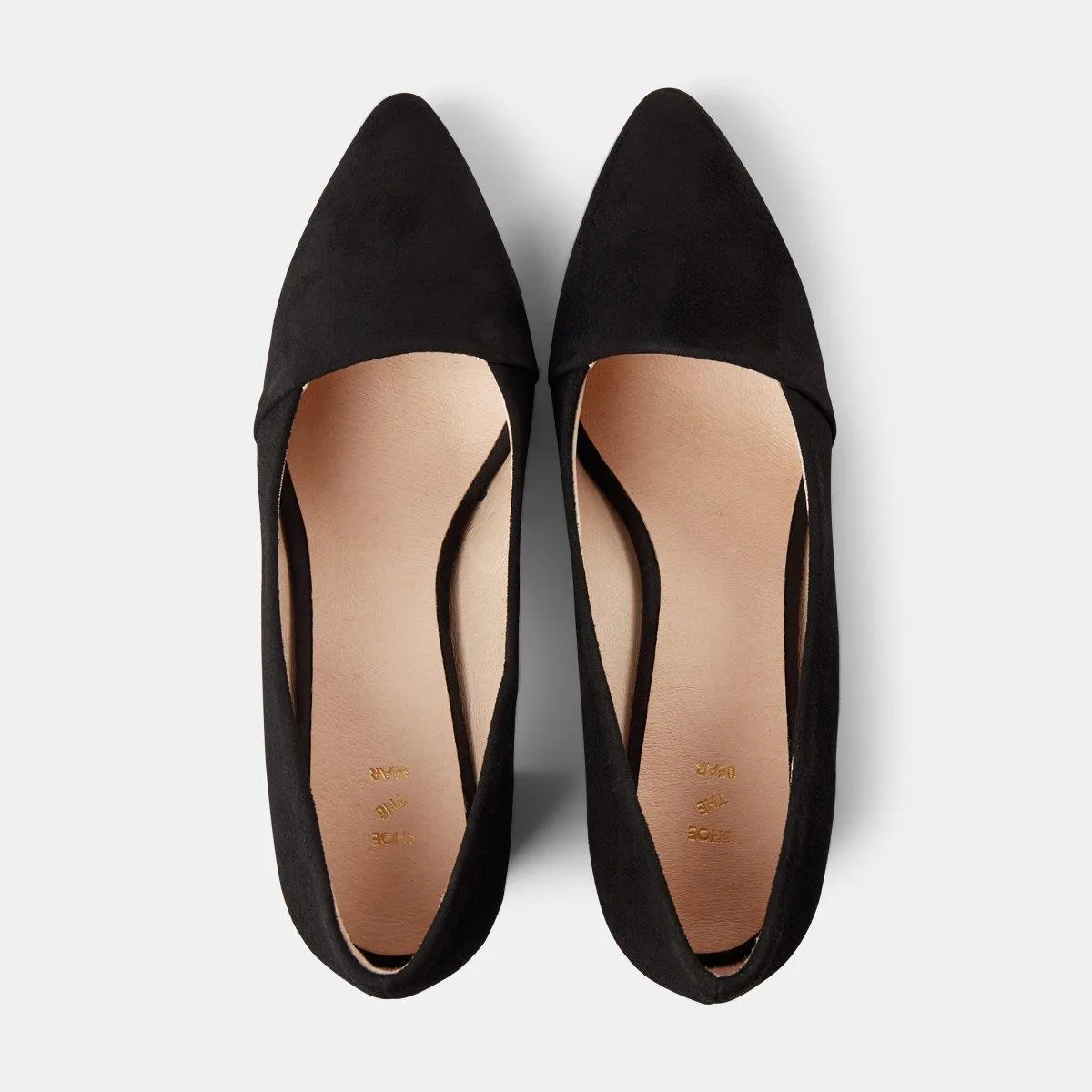 Allison Suede Pump (Black)