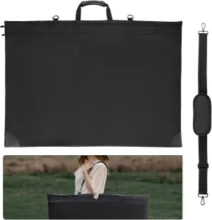 Alpinista Art Portfolio Case, 24 x 36 inches Waterproof Art Work Portfolio Bag with Detachable Shoulder Strap for Artwork Organization