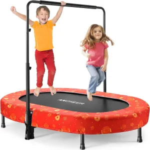 ANCHEER Trampoline for Kids, Toddler Trampoline with Handle, Child Small Rebounder for Indoor and Outdoor Use, 220 lbs Weight Capacity