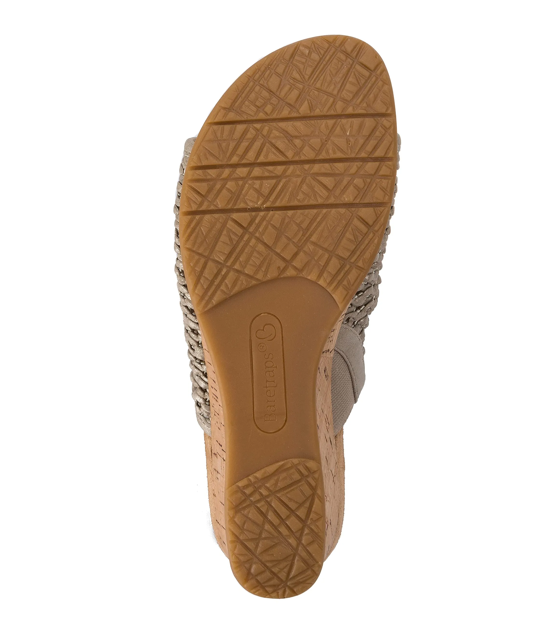 BareTraps Women's FLOSSEY Slide Sandal, Champagne, 8.5 Medium US