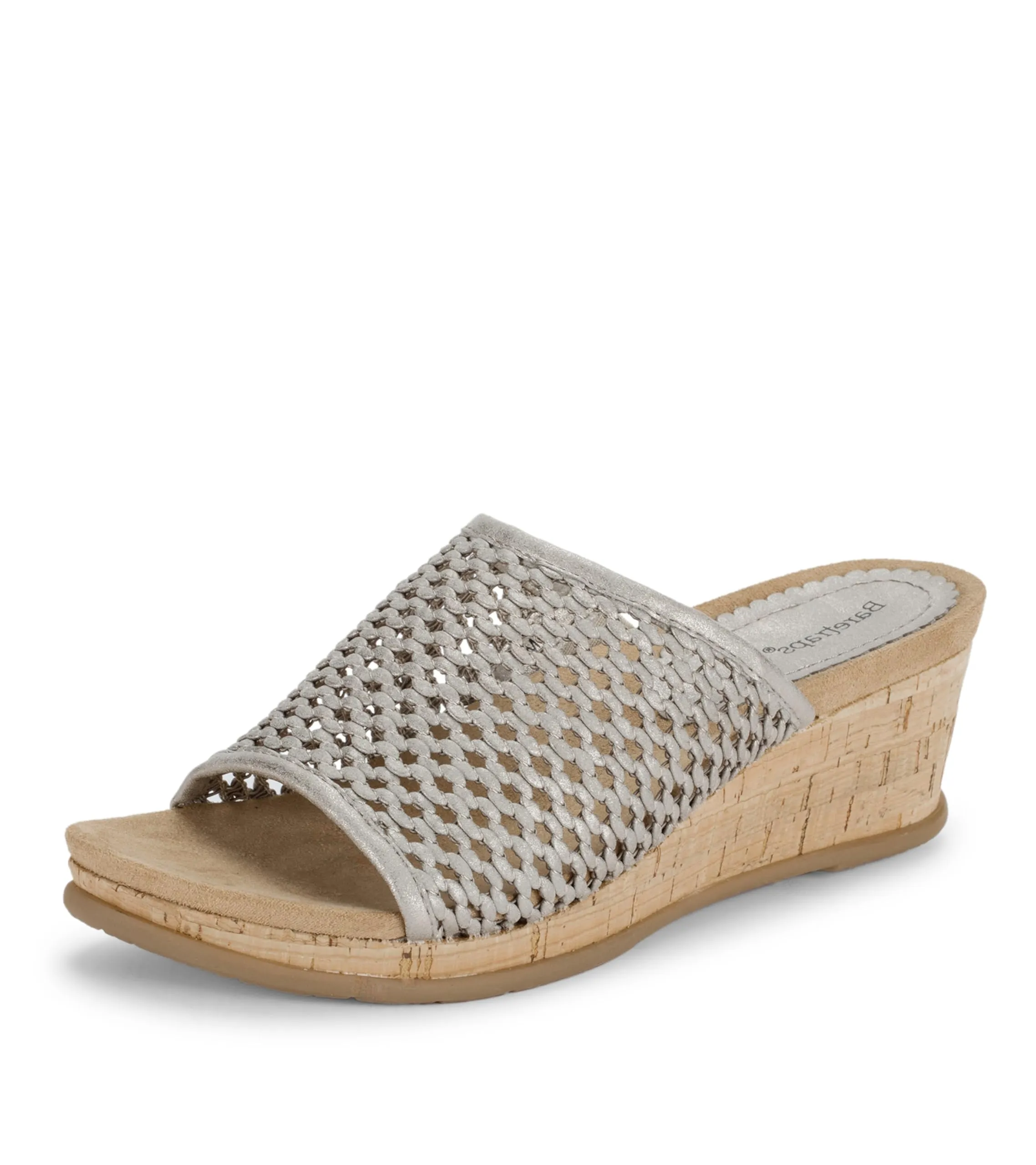 BareTraps Women's FLOSSEY Slide Sandal, Champagne, 8.5 Medium US