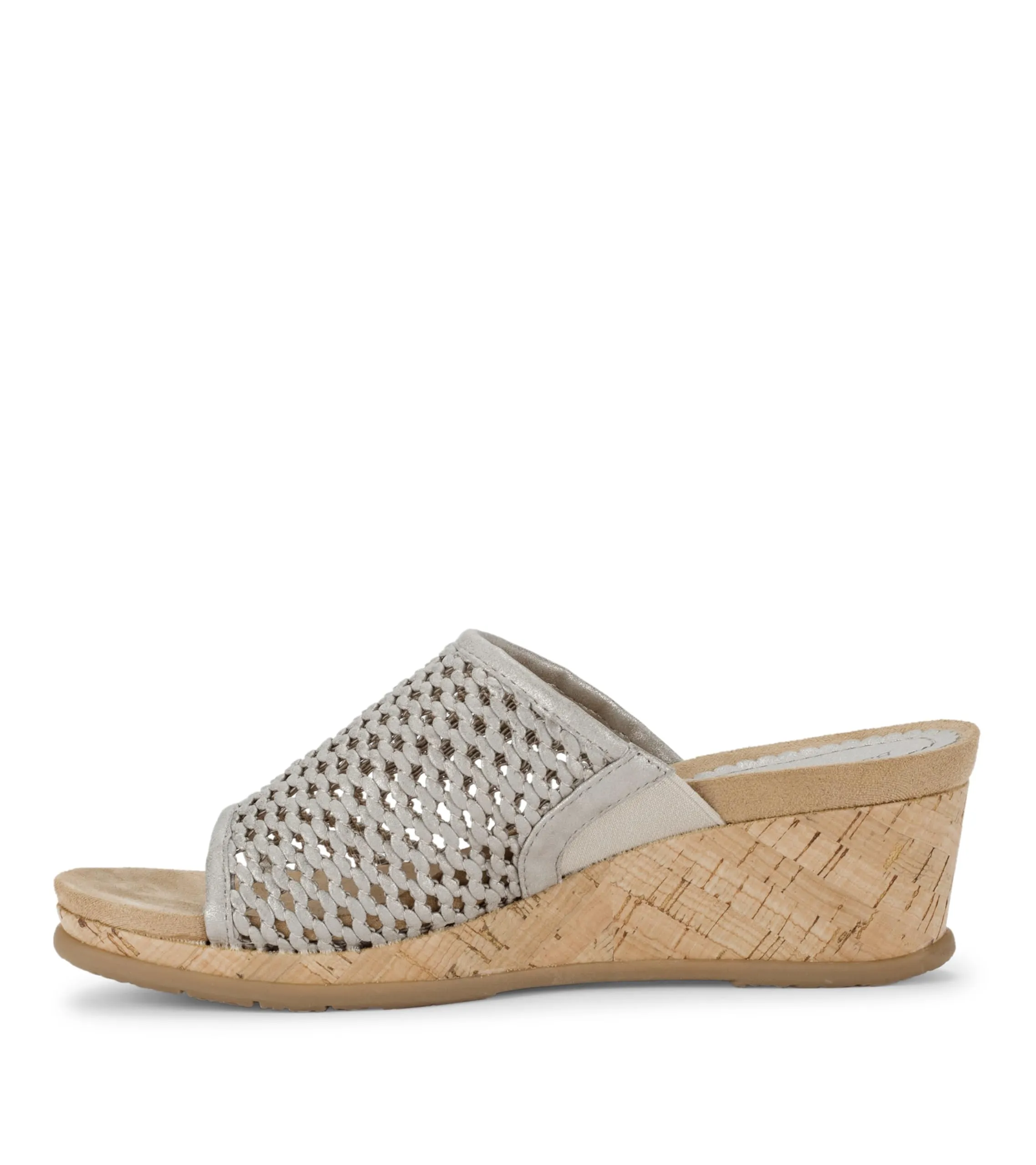 BareTraps Women's FLOSSEY Slide Sandal, Champagne, 8.5 Medium US