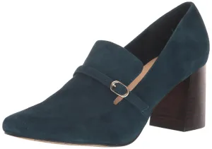 Bella Vita Women's Ashton Pump, Navy Suede Leather, 8 X-Wide