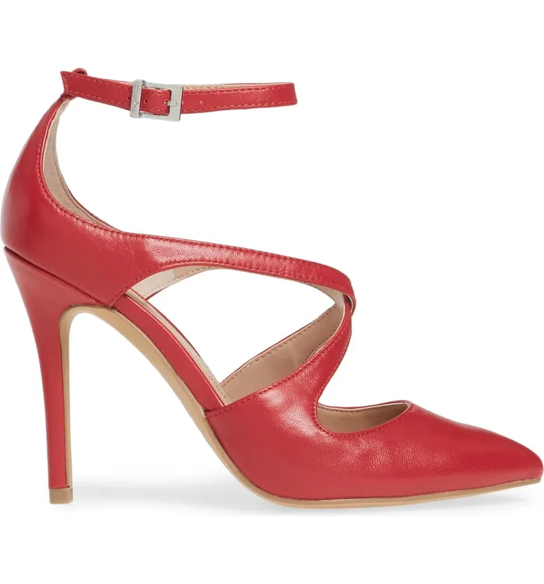 Best-seller sale CORAL Pointed Pumps Best-value Caged CHARLES David Shoes Charles Dress Packer Toe BY
