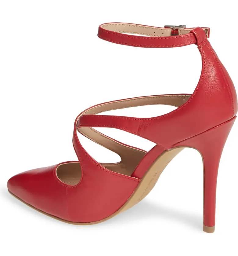 Best-seller sale CORAL Pointed Pumps Best-value Caged CHARLES David Shoes Charles Dress Packer Toe BY