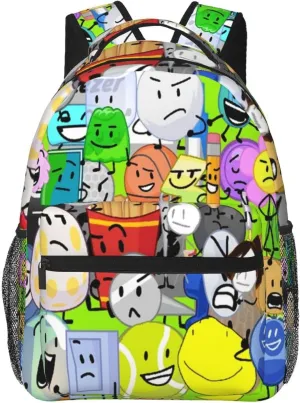 Bfdi-Battle for Dream Island Backpack Adults Bag Casual Backpack Hiking DaypackOne Size