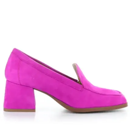 BOS & CO AMARI MAGENTA/FUXIA SUEDE LOAFER