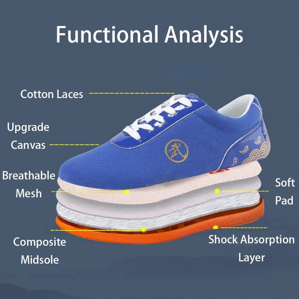 Boxing Karate Kung Fu Tai Chi Shoes,Slip-on Style, Casual,Suitable for Indoor/Outdoor use,