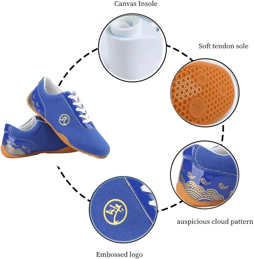 Boxing Karate Kung Fu Tai Chi Shoes,Slip-on Style, Casual,Suitable for Indoor/Outdoor use,