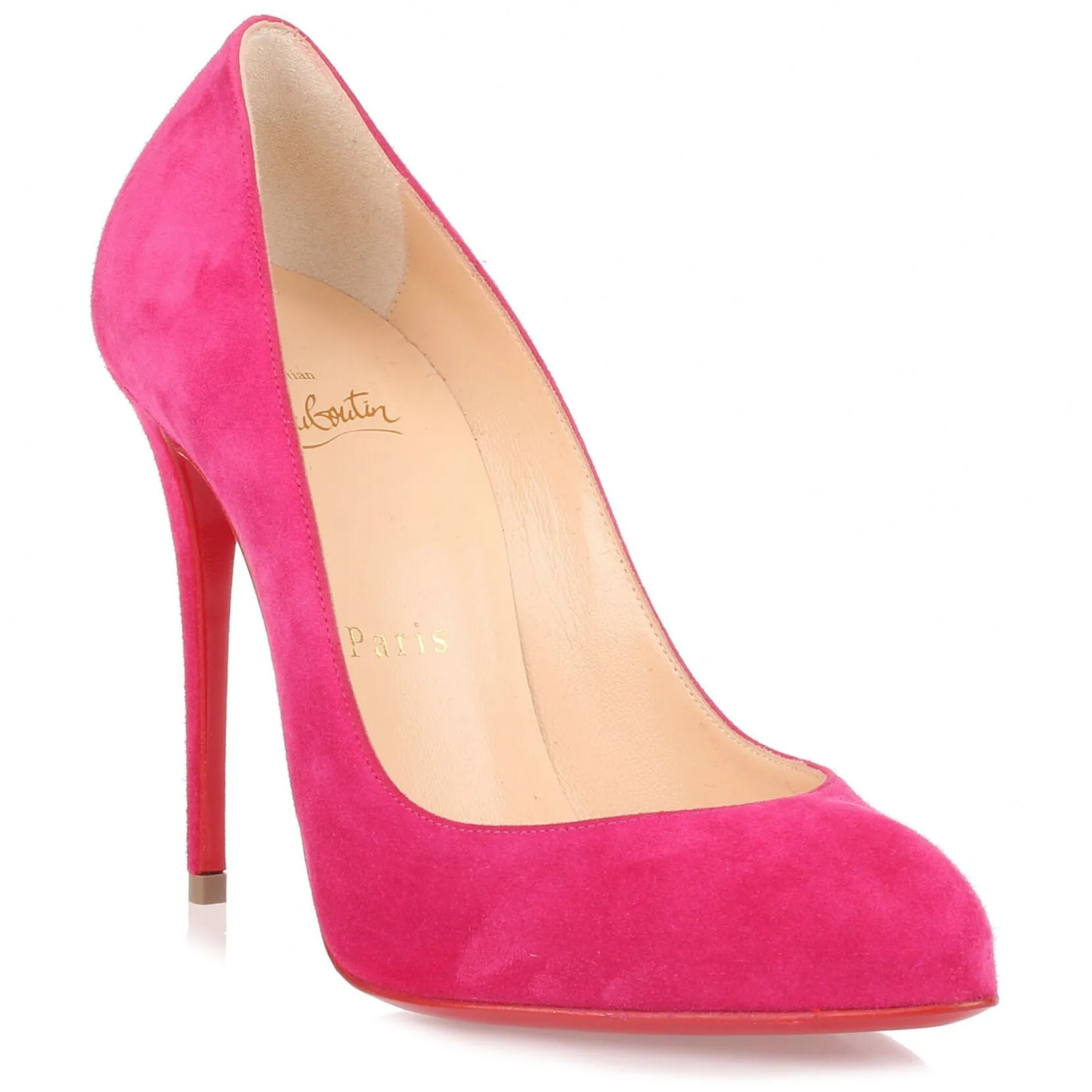 Breche 100 pink suede pump