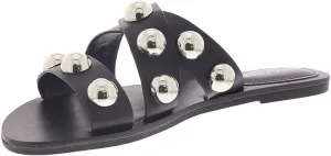 Bryte Flat Slide Sandal 5.5 / M / Black