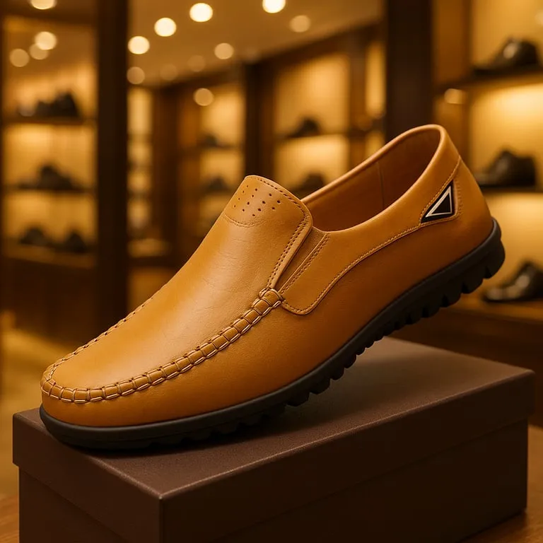 Cade - Men's Luxury Casual Moccasins in Genuine Leather