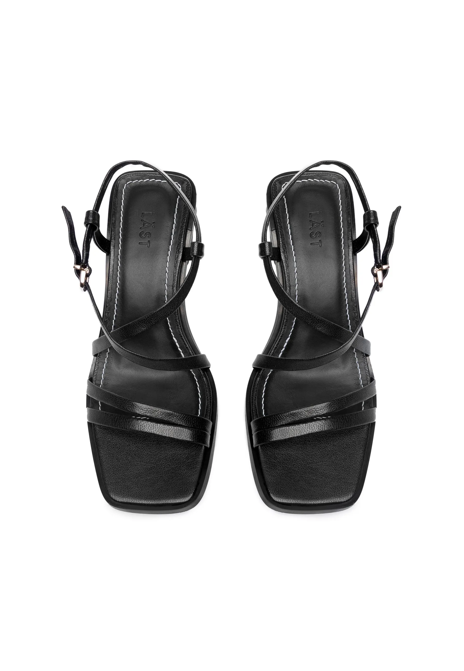 Carrie - Leather - Black Metallic - Black