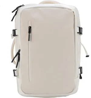 Carry Backpack, Vacuum Compression Weekender 30L Backpack for Airport (White)