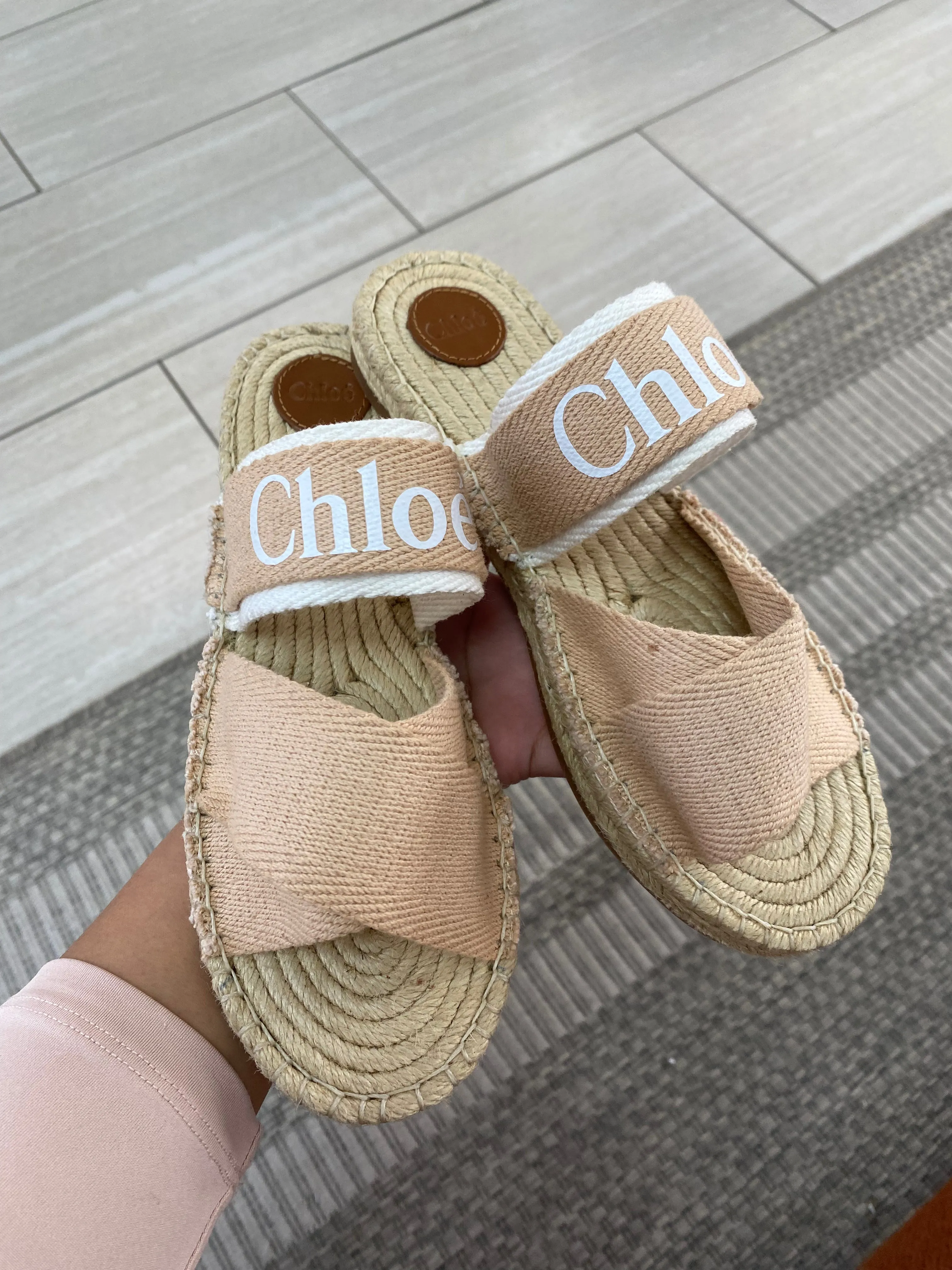 Chloe Espedrille Slide
