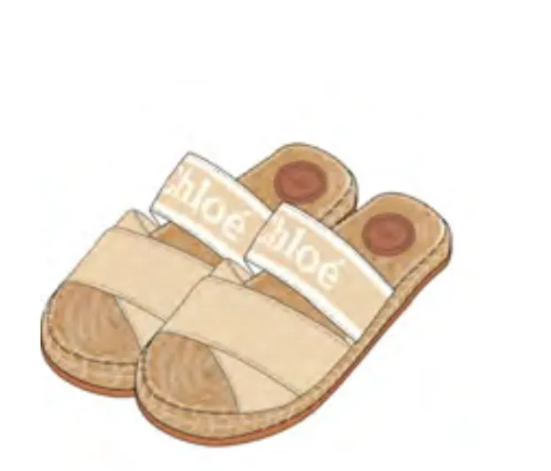 Chloe Espedrille Slide