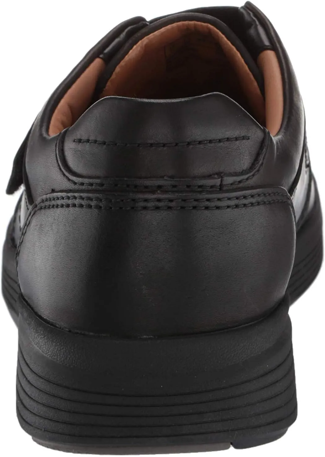 Clarks Men's Leather Shoe with Riptape Closure Sneaker