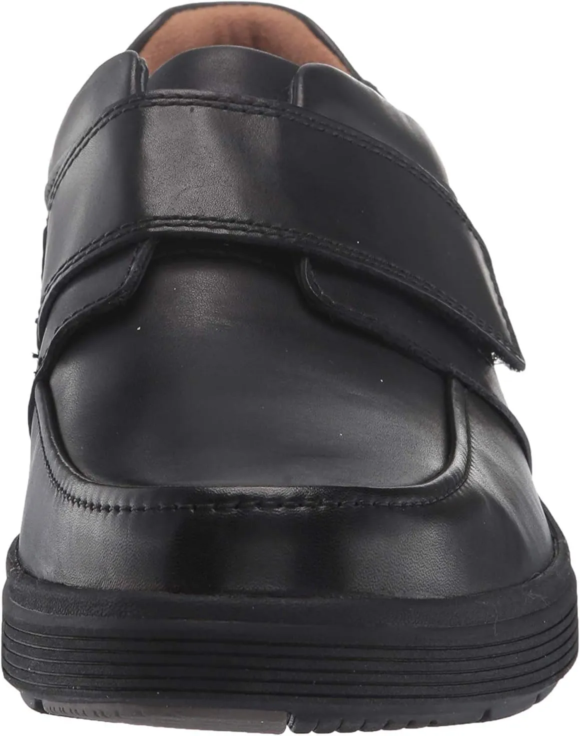Clarks Men's Leather Shoe with Riptape Closure Sneaker