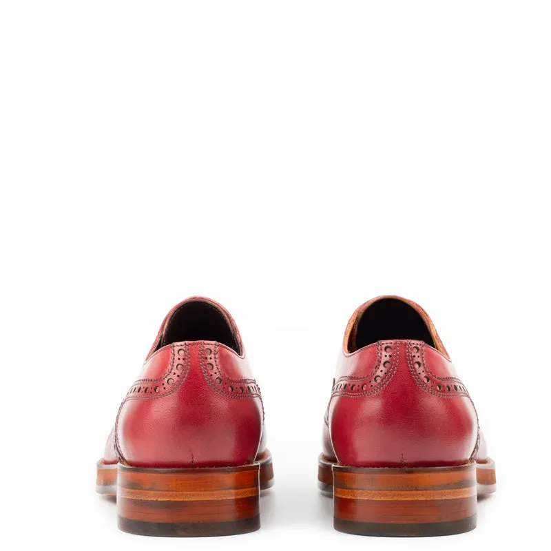 Classic Design Wingtip Pure Leather Oxford Shoes