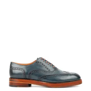 Classic Design Wingtip Pure Leather Oxford Shoes