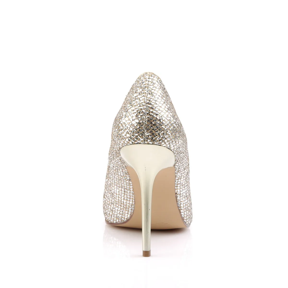CLASSIQUE-20 - Gold Glittery Lame Pu