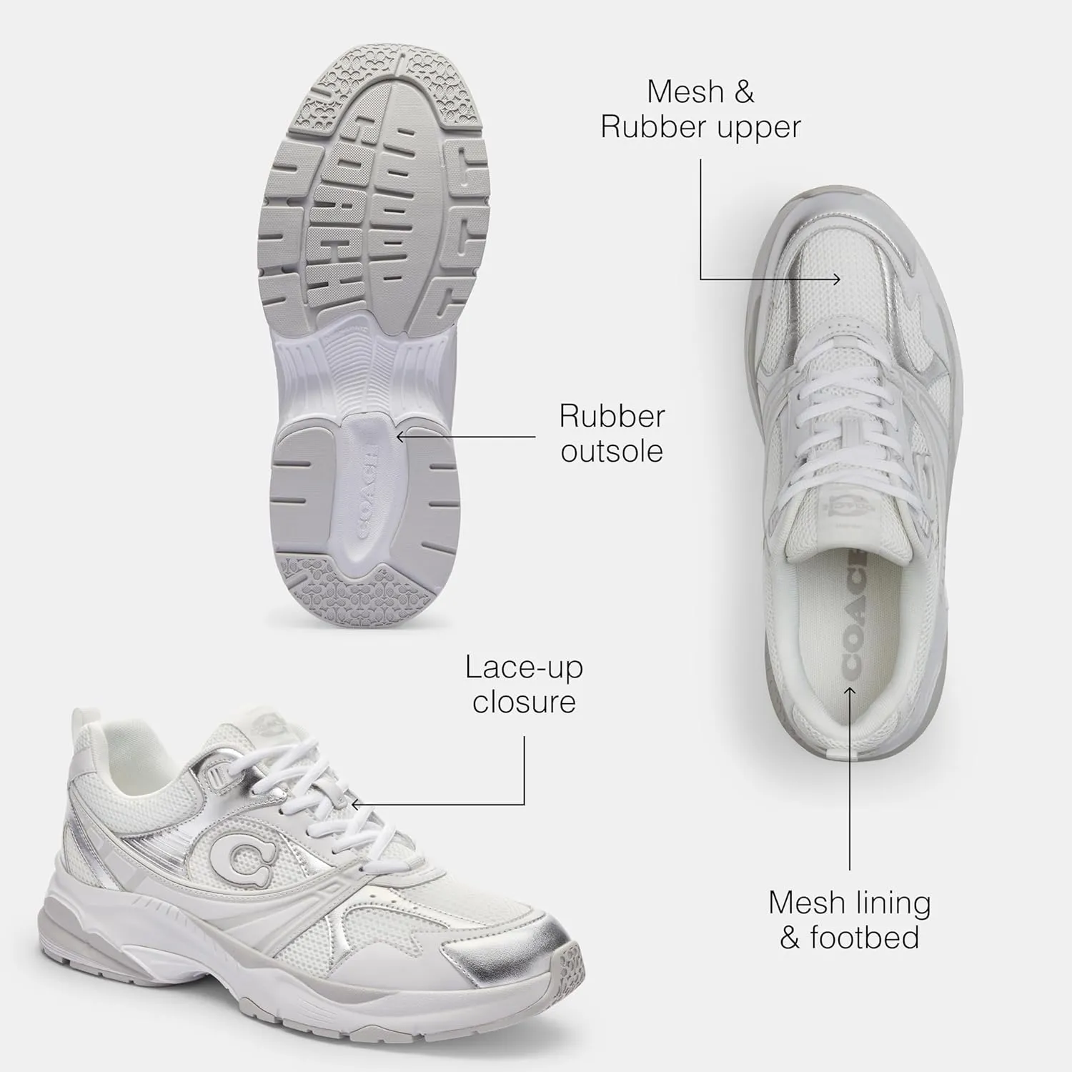 Coach Men's Mesh Sneaker