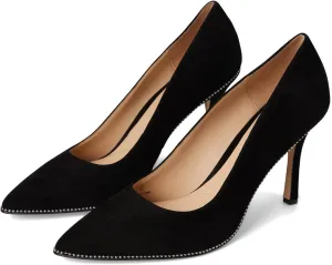 Coach Women's Samantha Pump, Suede Black, 9