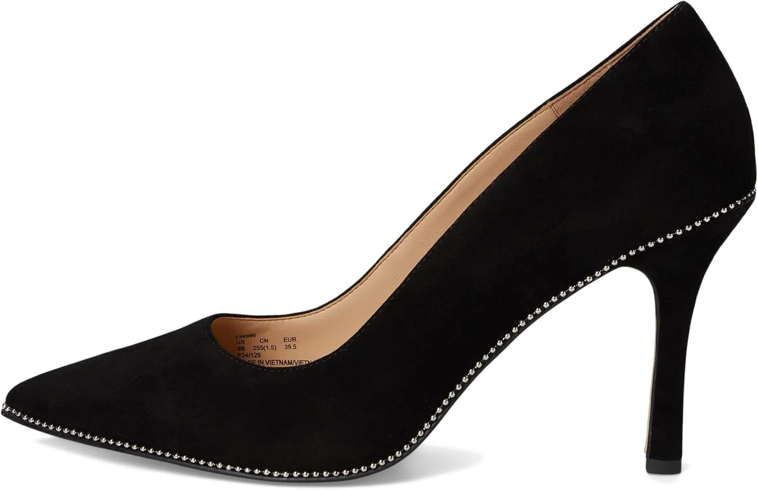 Coach Women's Samantha Pump, Suede Black, 9