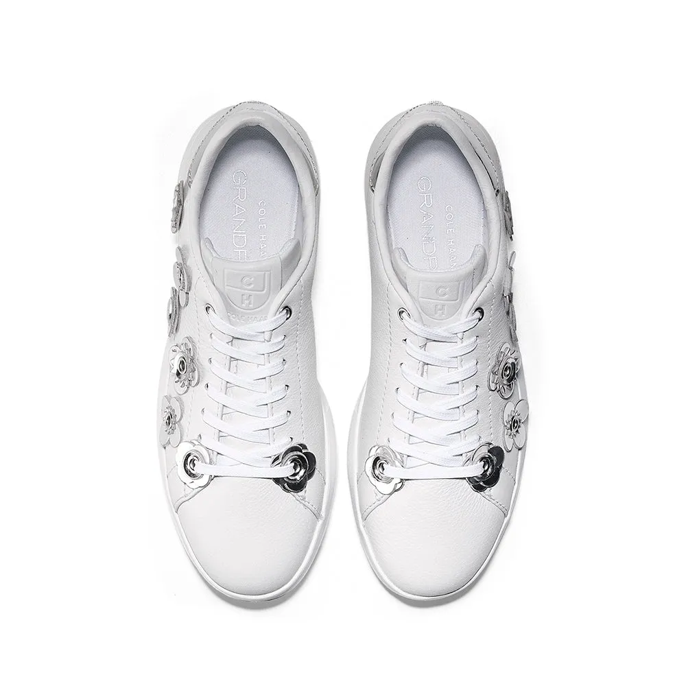 Cole Haan GrandPrø Tennis Optic White/ Argento/Optic White Size 9