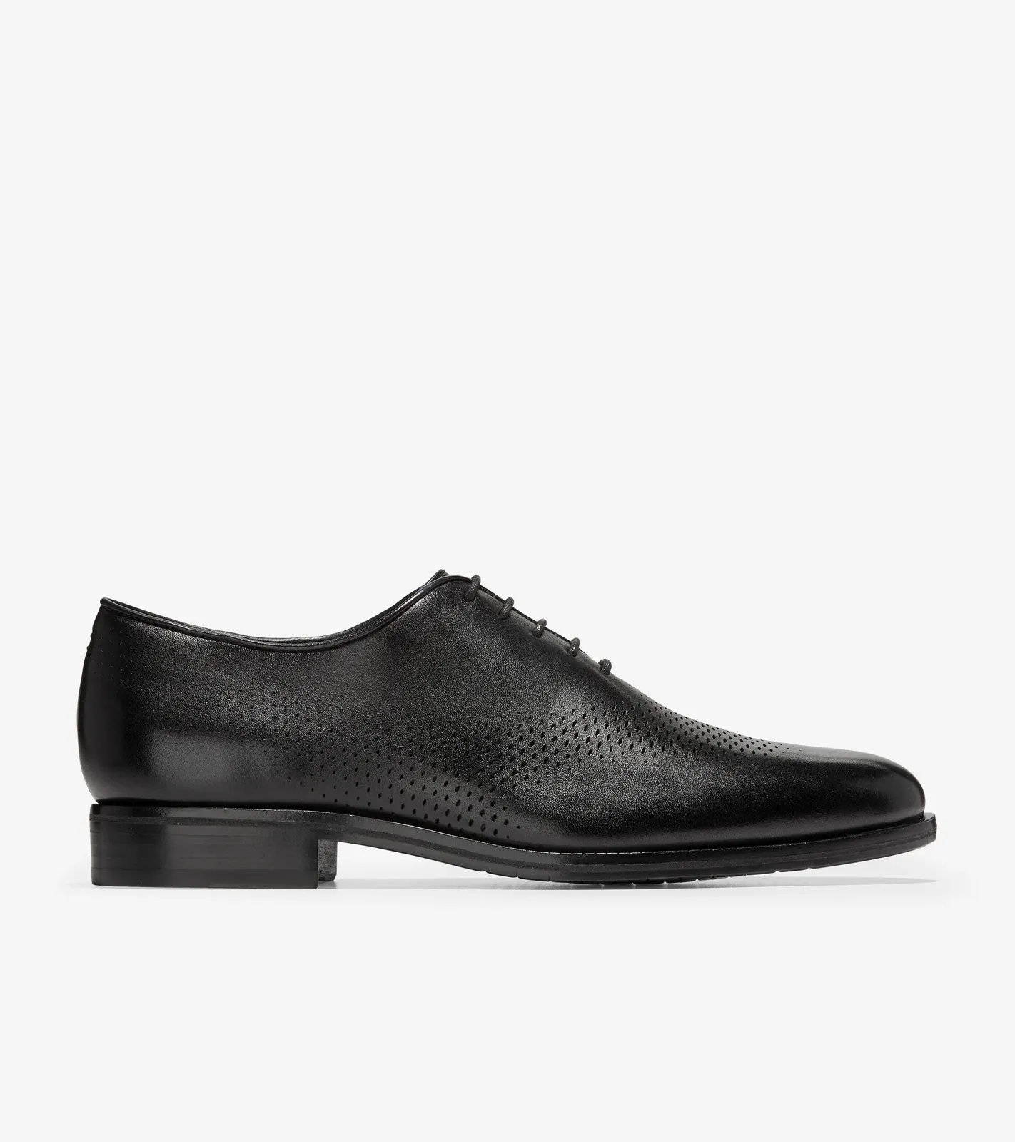 Cole Haan Men's Washington Grand Laser Wingtip Oxford Black Bristol Blue C23999