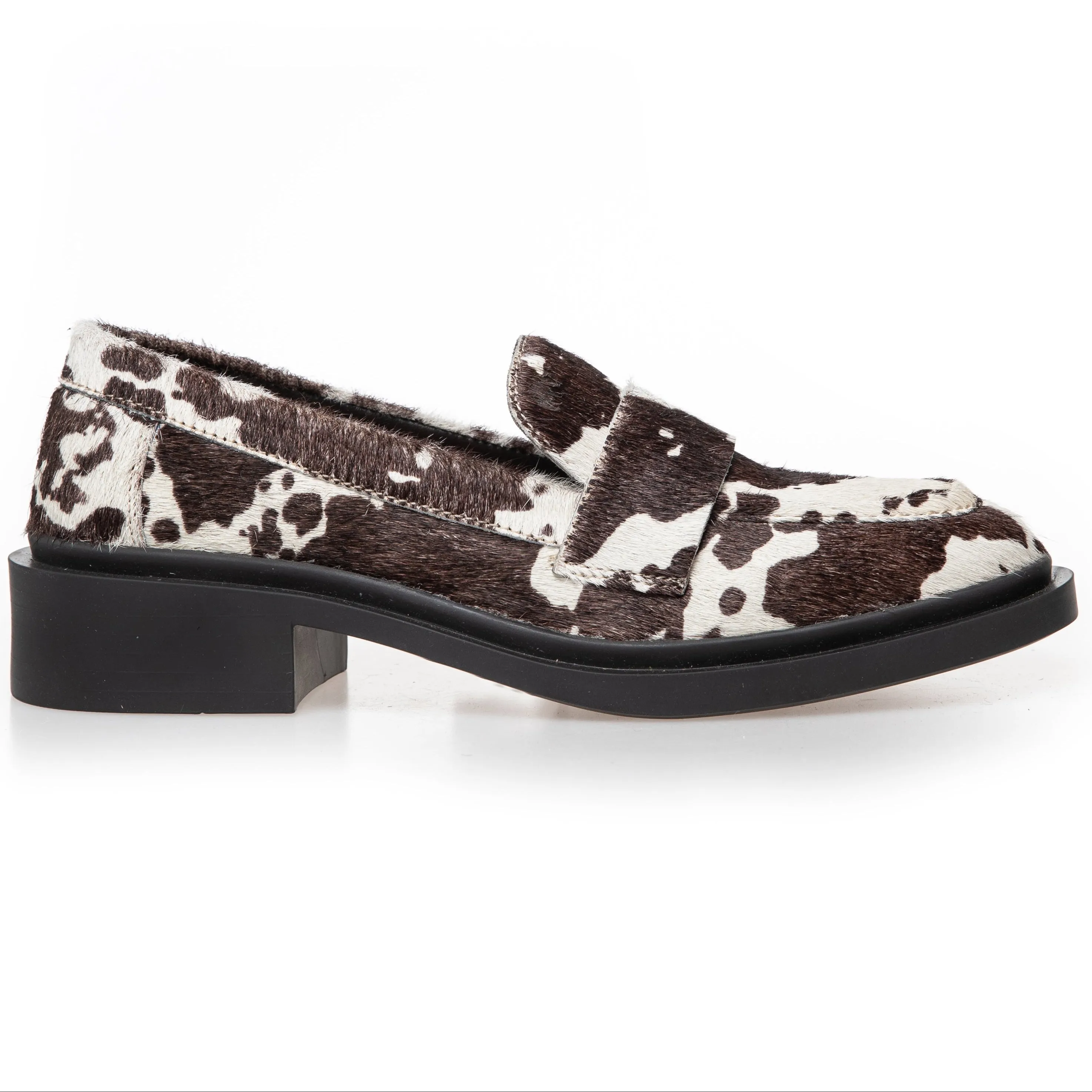 Copenhagen Shoes Celina Loafer White/Brown