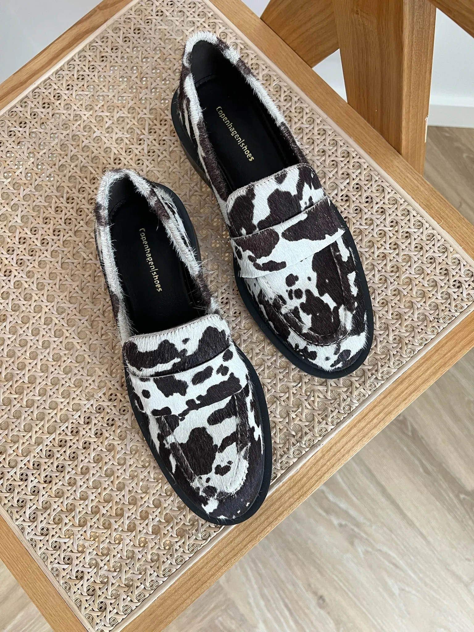 Copenhagen Shoes Celina Loafer White/Brown