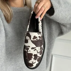 Copenhagen Shoes Celina Loafer White/Brown