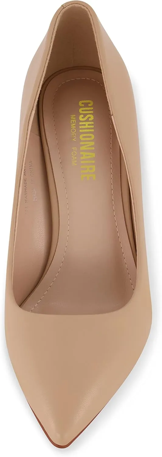 CUSHIONAIRE Women's Lola Dress Pump with  Comfort, Wide Widths Available