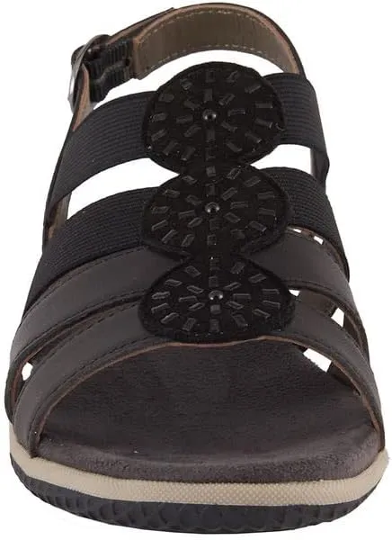 David Tate Womens Quilt Slingback Embellished Strappy Sandals