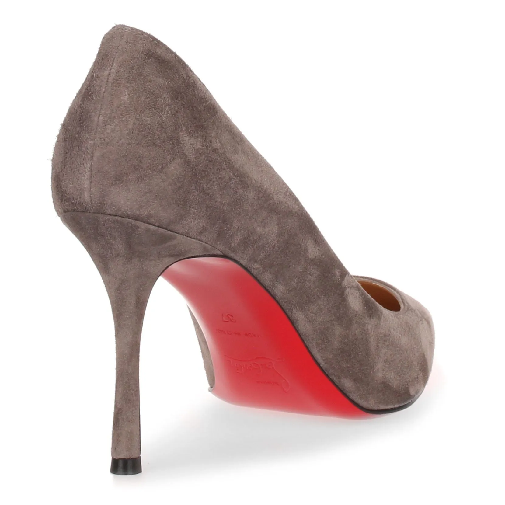 Decoltish 85 grey suede pump