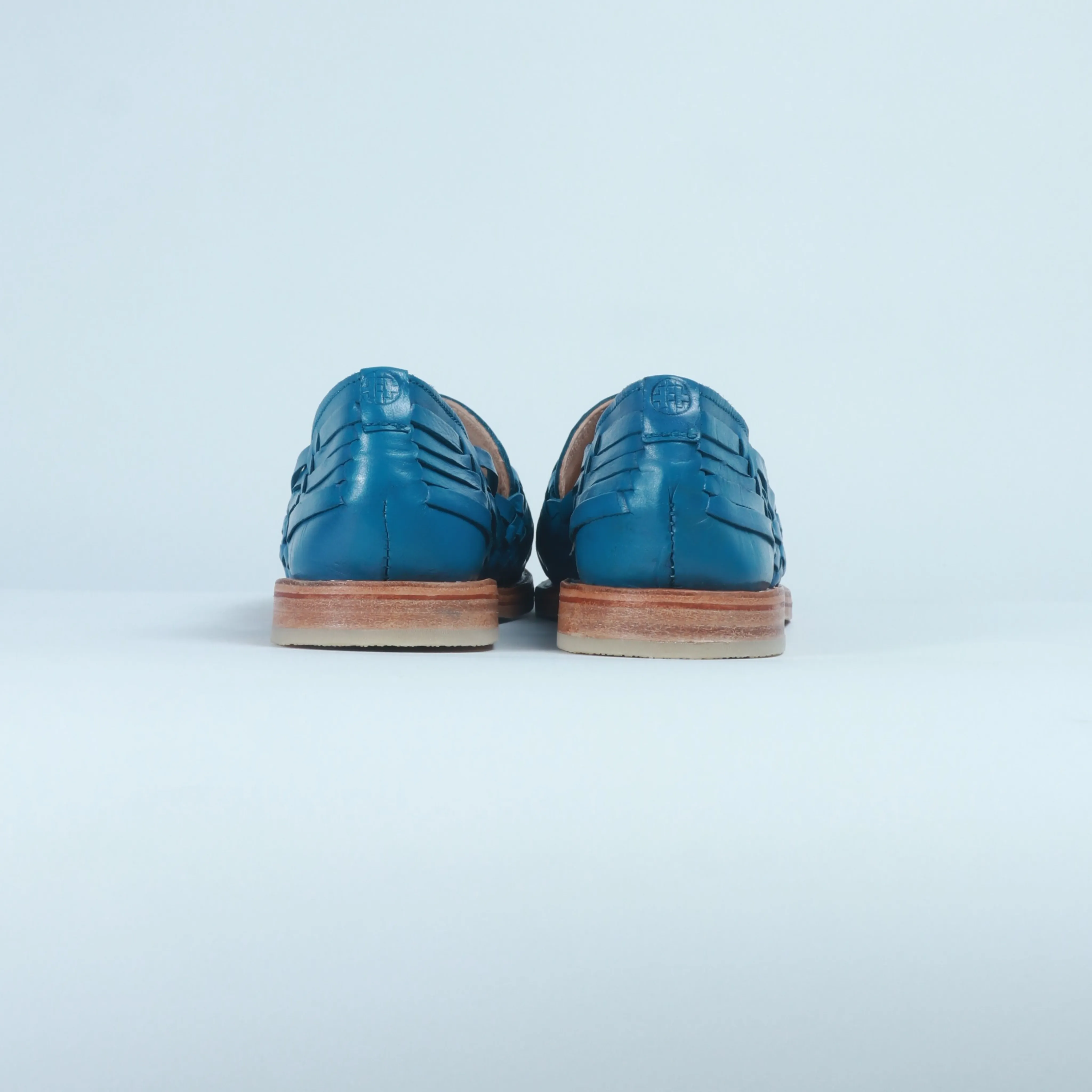 Denim Blue Leather Isabel Loafer