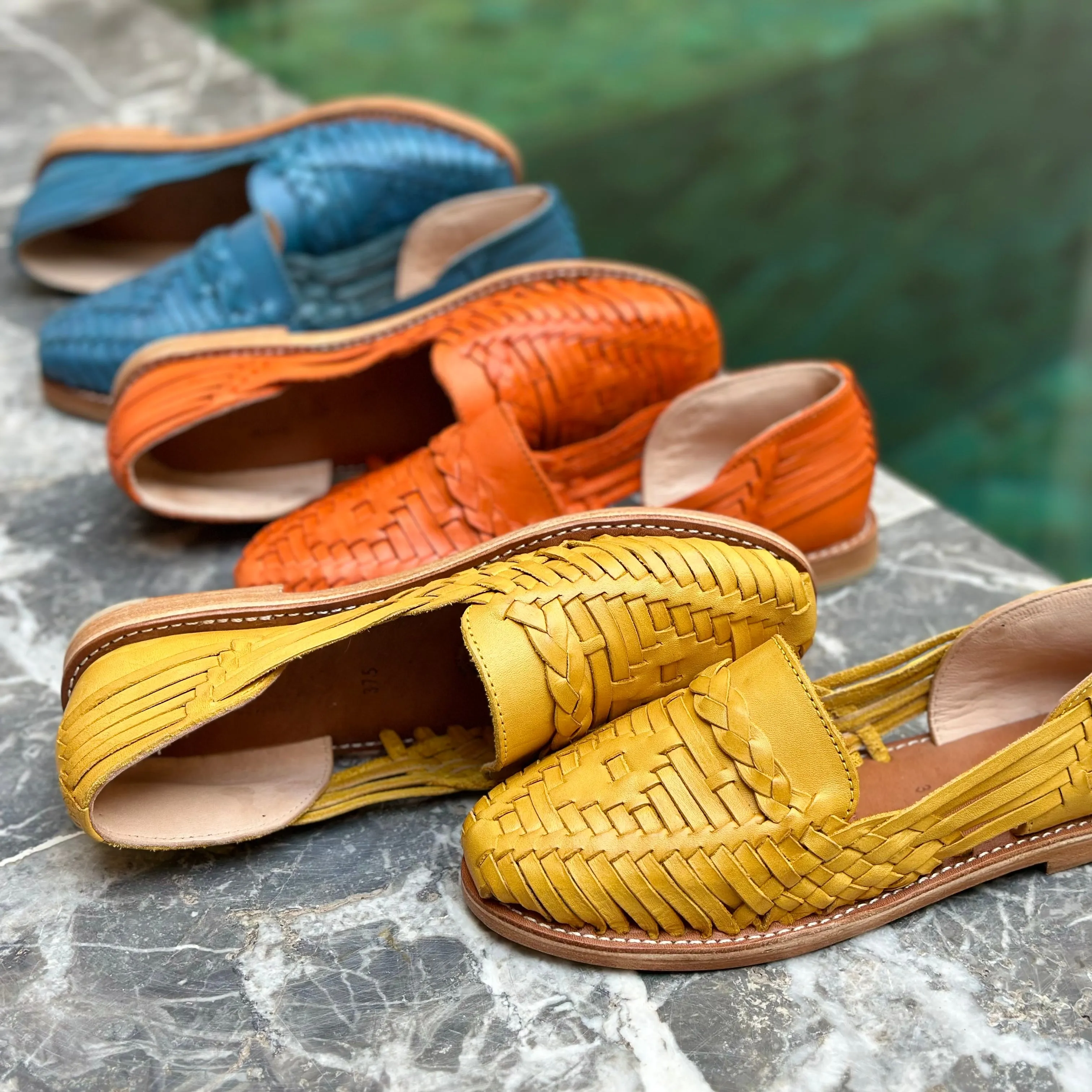 Denim Blue Leather Isabel Loafer