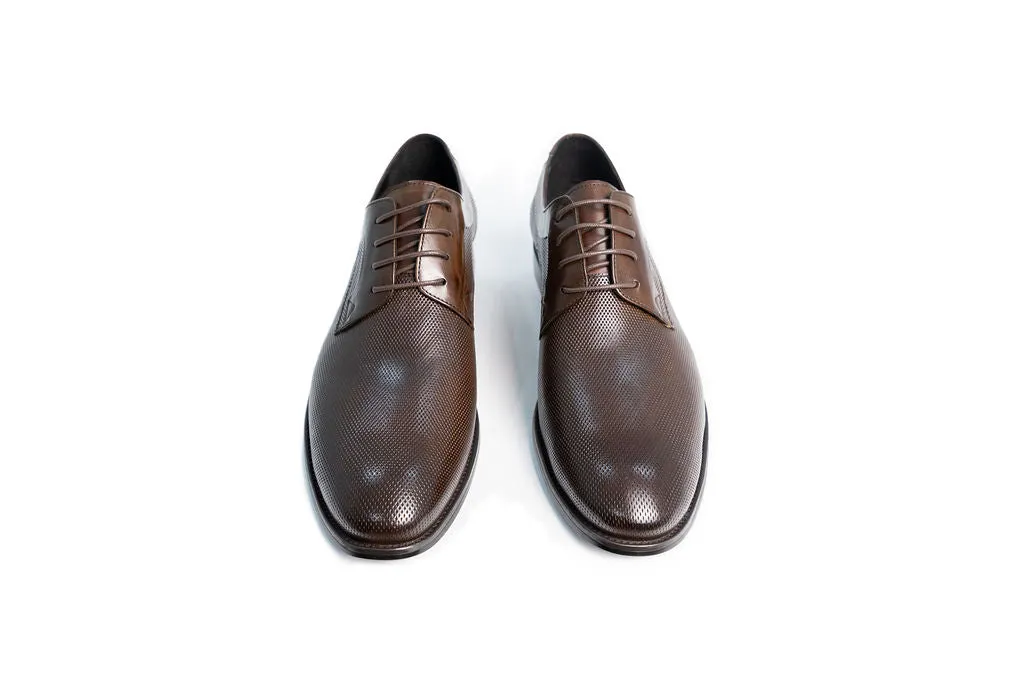 DIROTTA ITALIA NAPOLI BROWN OXFORD SHOES