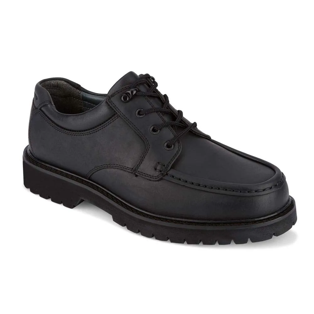 DOCKERS Mens Glacier Synthetic Leather Rugged Casual Oxford Shoe, Black, 12 W