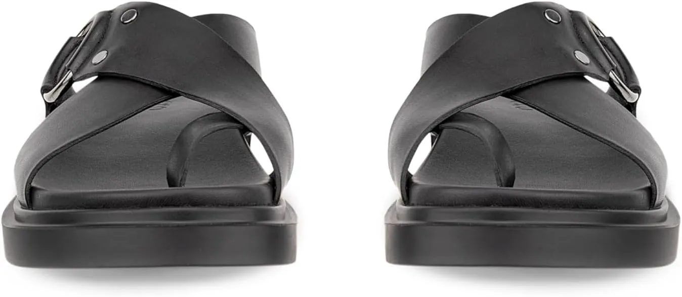 ECCO Women's Seoul Toe Post Ring Ornament Slide Sandal