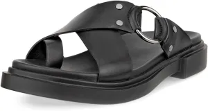 ECCO Women's Seoul Toe Post Ring Ornament Slide Sandal