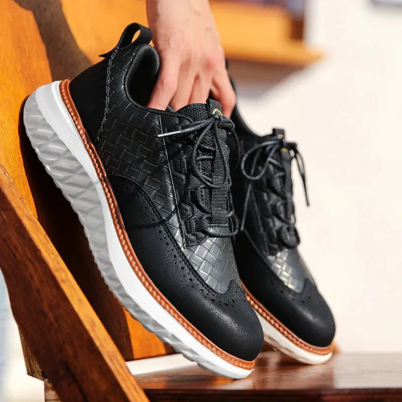 Echo | Oxford Ridge Men's Leather Sneakers