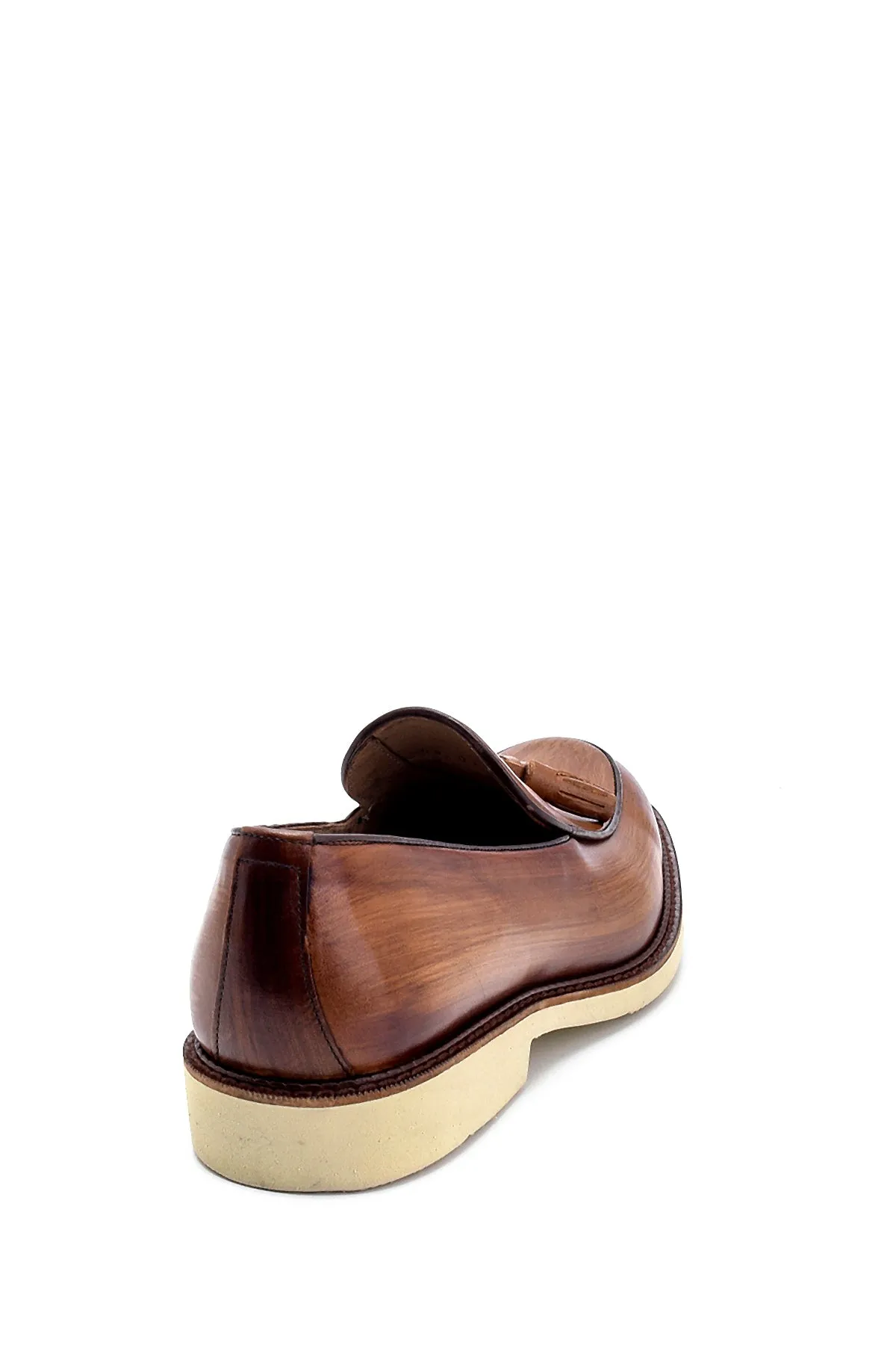 Erkek Deri Püskül Detaylı Loafer